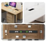 Nắp luồn dây điện nhựa ABS giả nhôm cao cấp LJJ3358