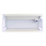 Nắp luồn dây điện nhựa ABS màu trắng LJJ7699