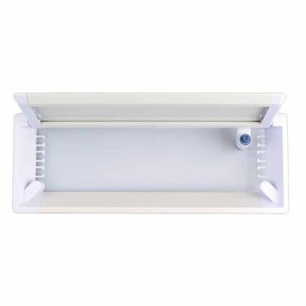 Nắp luồn dây điện nhựa ABS màu trắng LJJ7699