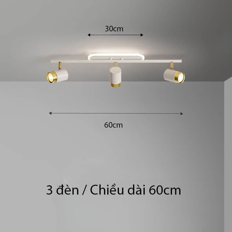 Đèn trần phòng trưng bày màu trắng hiện đại ZH.HMXD058W 3