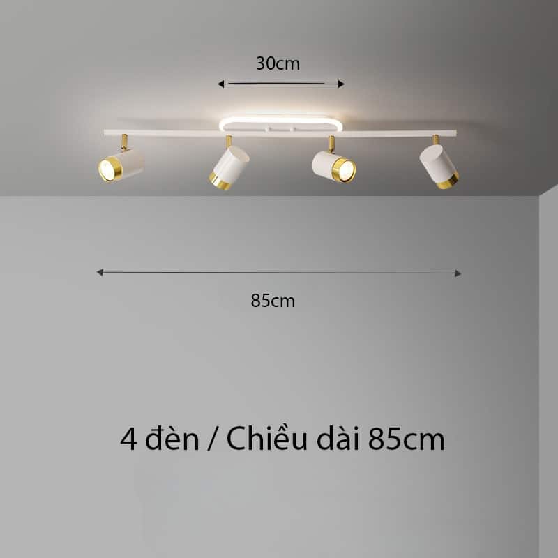 Đèn trần phòng trưng bày màu trắng hiện đại ZH.HMXD058W 5