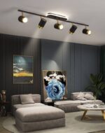 Đèn trần phòng trưng bày màu đen hiện đại ZH.HMXD058BL