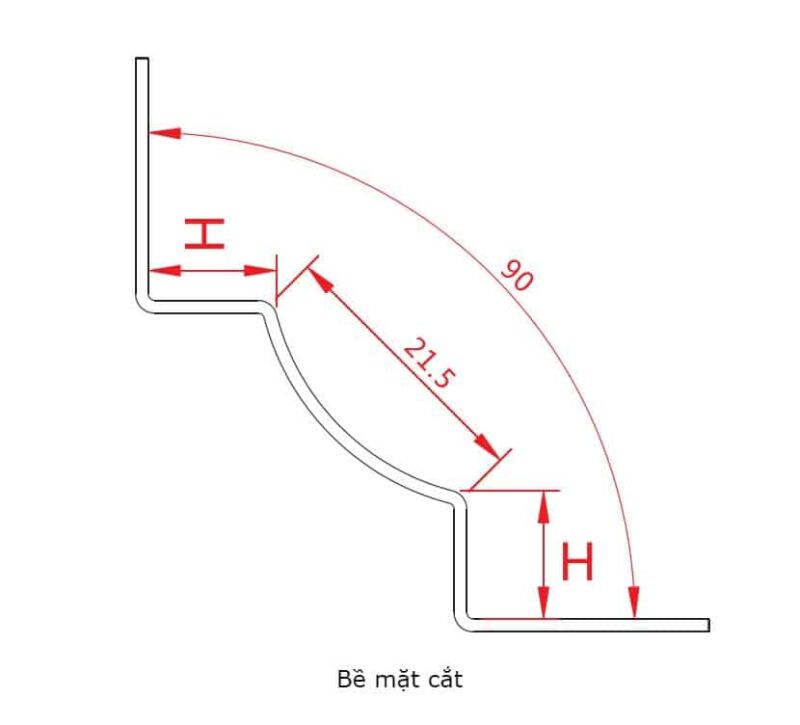 Nẹp inox trang trí góc tường đặc biệt SY301 3