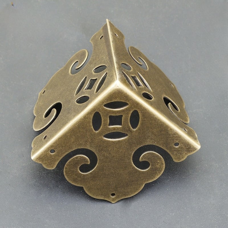 Ốp bảo vệ bằng đồng cho cạnh bàn, góc hộp gỗ NAD.T4101 3