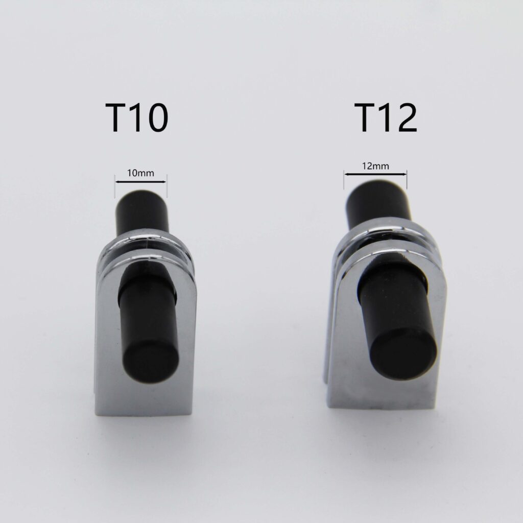 Tay nắm kẽm màu đen chân bạc WLD2003T10/T12 1