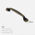 Tay nắm tủ bằng đồng mạ điện công nghệ cao YM0364C