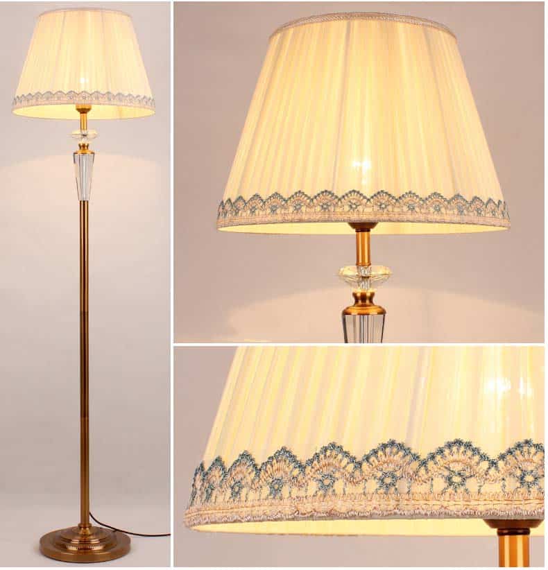 Bộ đèn sàn và đèn bàn phong cách châu Âu FT068B 25