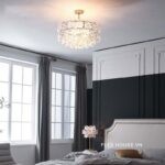 Đèn chùm Pha lê đồng nguyên chất cao cấp HX102-3