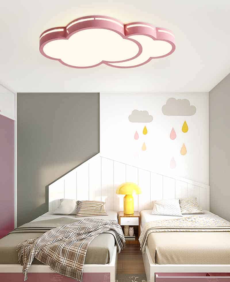 Đèn ốp trần nhựa ABS hình đám mây cho trẻ em ZQ1094 8