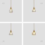 Đèn thả bằng đồng nguyên chất bầu chụp thuỷ tinh XL6932G
