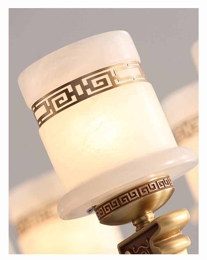 Đèn thả trần bằng đồng cho nhà kiểu Trung Quốc hiện đại ZQ6766 10