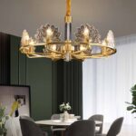 Đèn thả trần bằng đồng phong cách hoàng gia XL1286