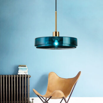 Đèn thả trần tròn xanh ngọc WL9974