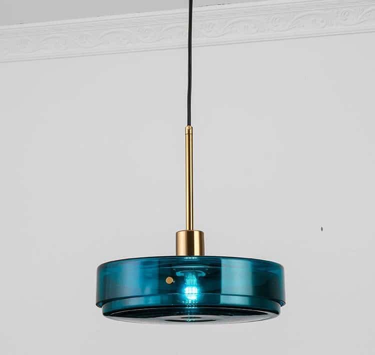 Đèn thả trần tròn xanh ngọc WL9974