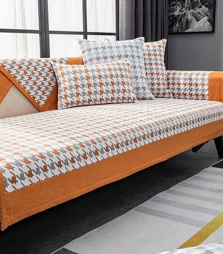 Drap bọc ghế sofa cotton kẻ sọc YY2901B 8