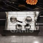 Giá xoong nồi cánh kéo nan vuông Garis GP02E