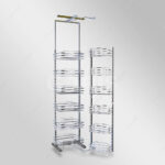 Tủ đồ khô khay nan 6 tầng cánh mở Garis GS6E