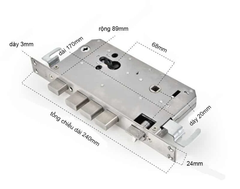 Khoá cửa gỗ bằng inox cho nội thất cao cấp FG-903A03 6
