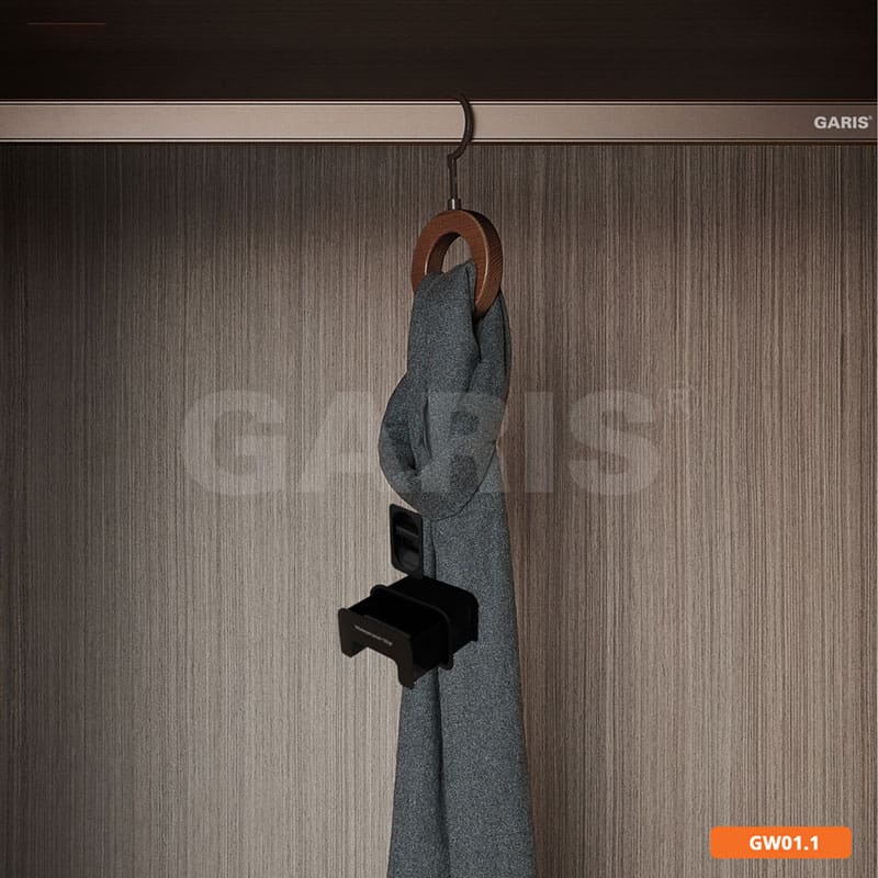 Móc gỗ treo khăn tủ quần áo Garis GW01.1 5