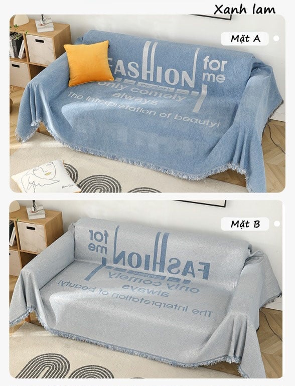 Tấm phủ ghế sofa Chenille thời trang YY2001 6