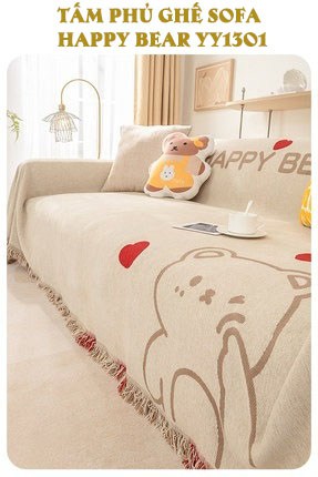 Tấm phủ ghế sofa Happy Bear YY1301 3