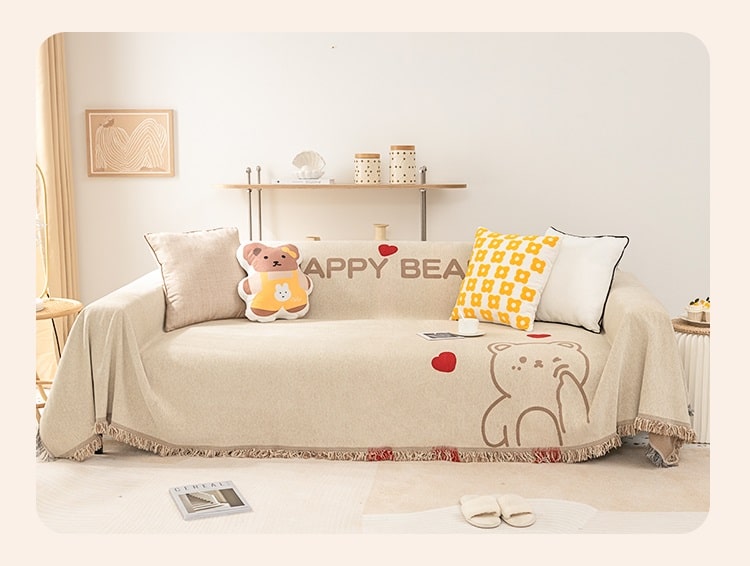 Tấm phủ ghế sofa Happy Bear YY1301 10