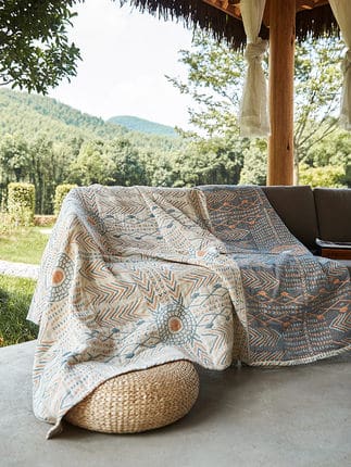 Tấm phủ ghế sofa cotton phong cách Bohemian YY1556 11