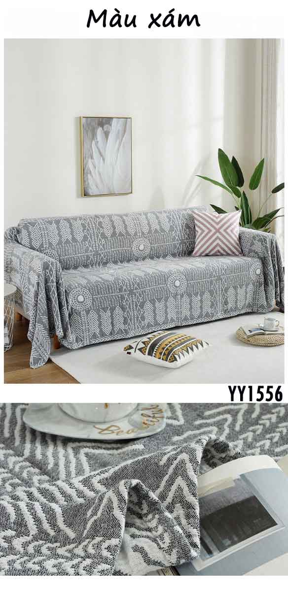 Tấm phủ ghế sofa cotton phong cách Bohemian YY1556 10