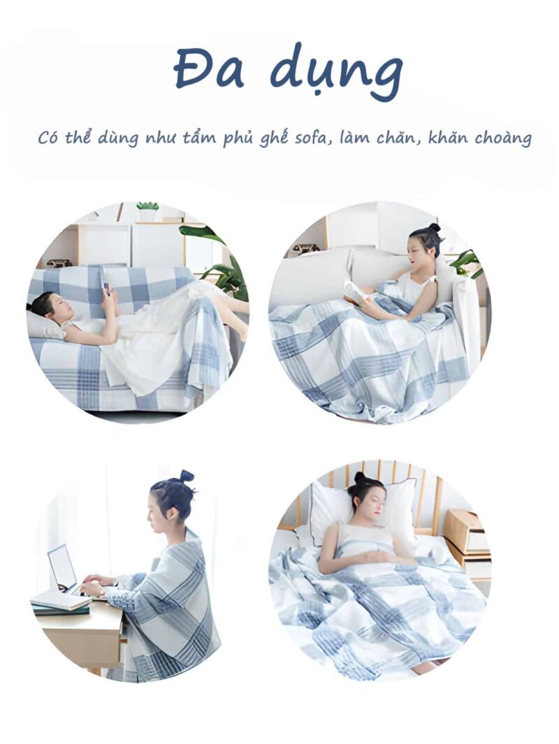 Tấm phủ ghế sofa hoạ tiết Waffle YY1402A 6