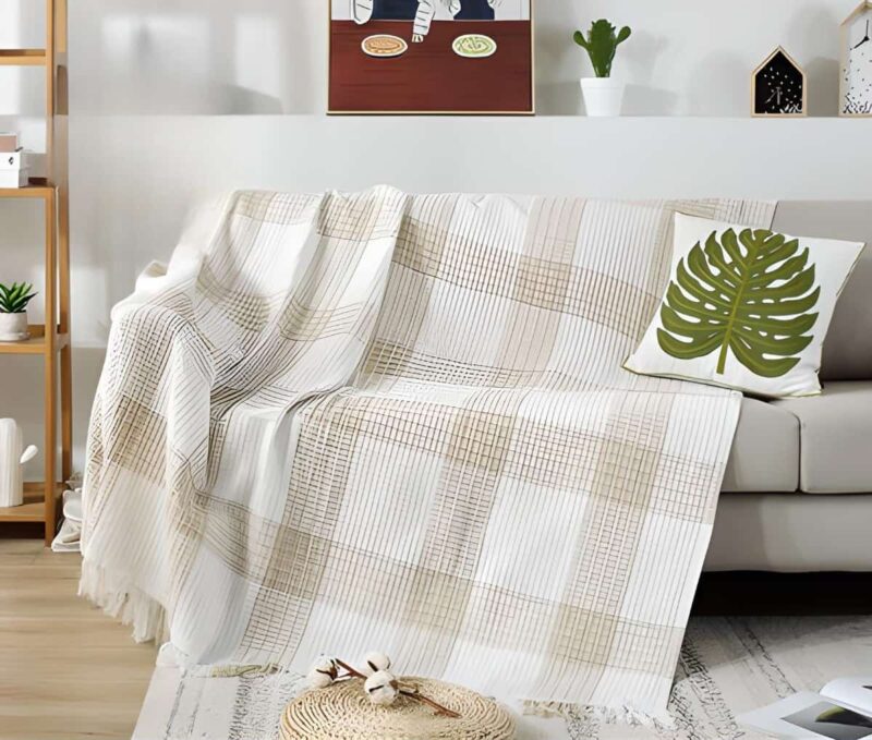 Tấm phủ ghế sofa hoạ tiết Waffle YY1402A 3