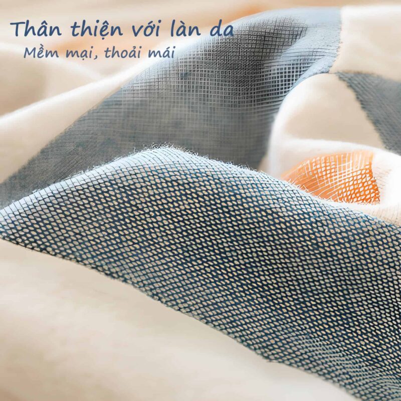 Tấm phủ sofa cotton hoạ tiết cách điệu YY2001A 4