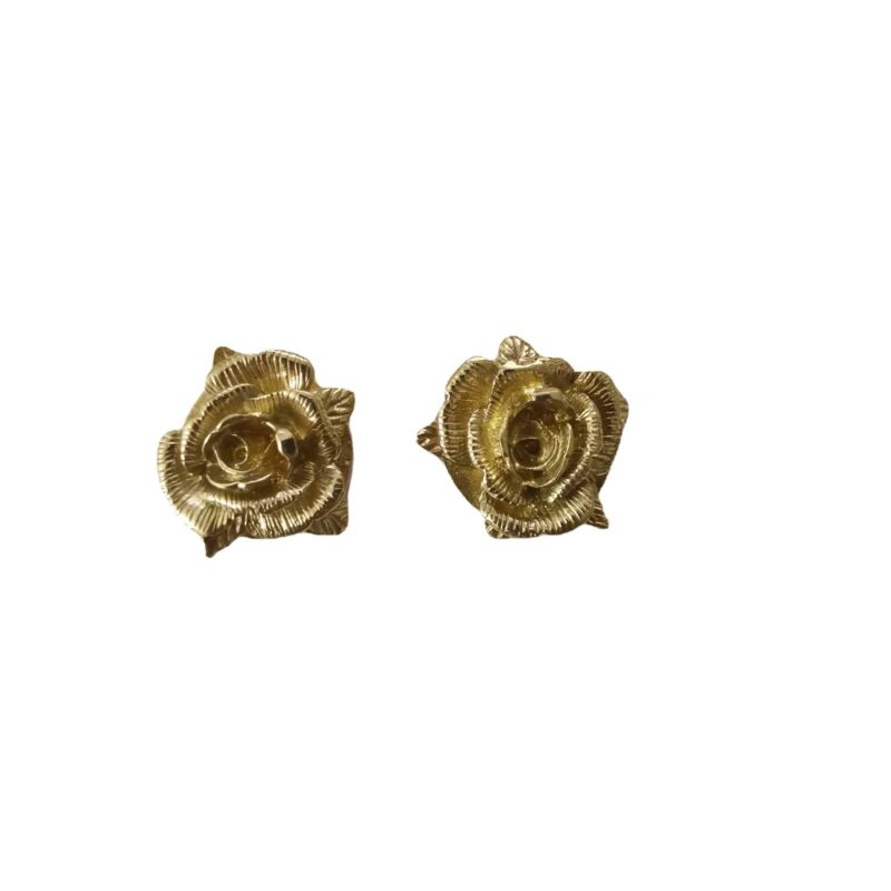 Tay nắm tủ đồng thau bệ hoa hồng SBD3167 5