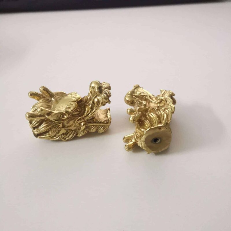 Tay nắm tủ đồng thau biểu tượng đầu rồng SBD5872 7