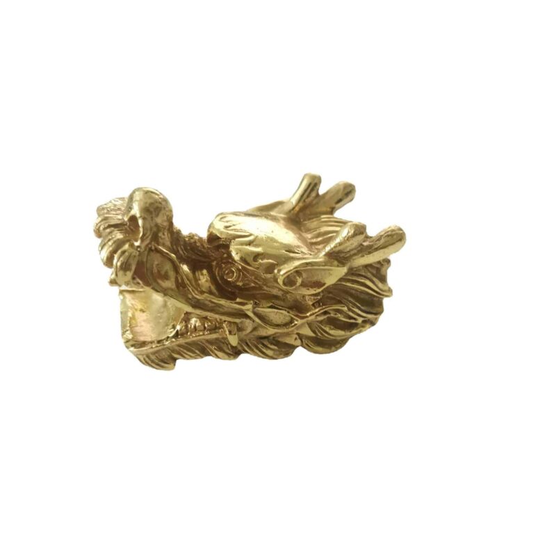 Tay nắm tủ đồng thau biểu tượng đầu rồng SBD5872 2