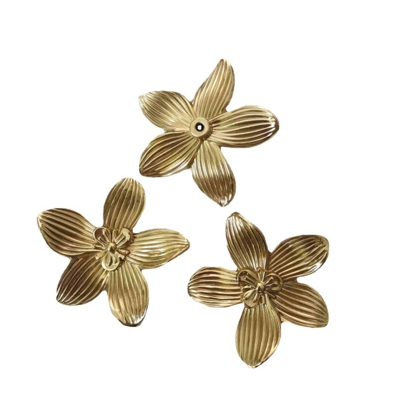 Tay nắm tủ đồng thau bông hoa năm cánh SBD8329 6