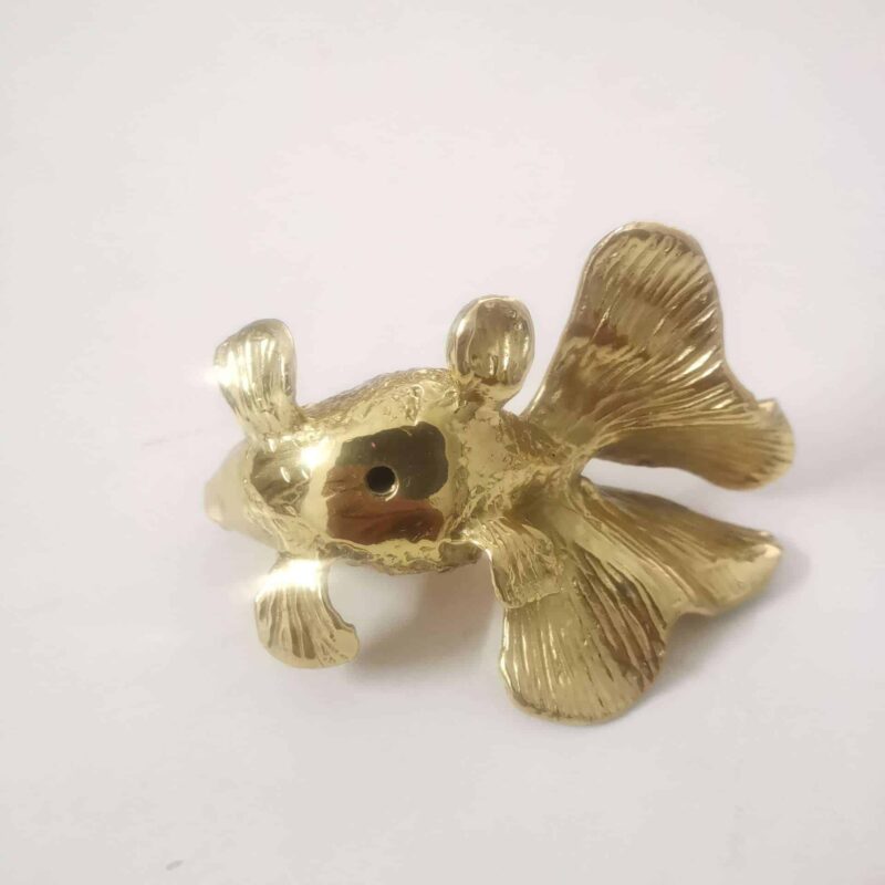 Tay nắm tủ đồng thau cá vàng tung tăng SBD9033 6