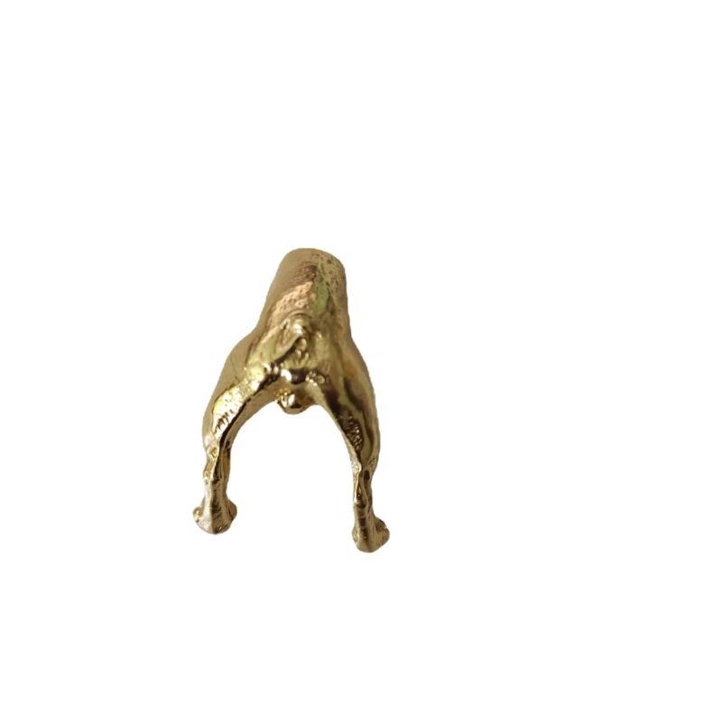 Tay nắm tủ đồng thau đầu đuôi chó Pitbull SBD9132 4