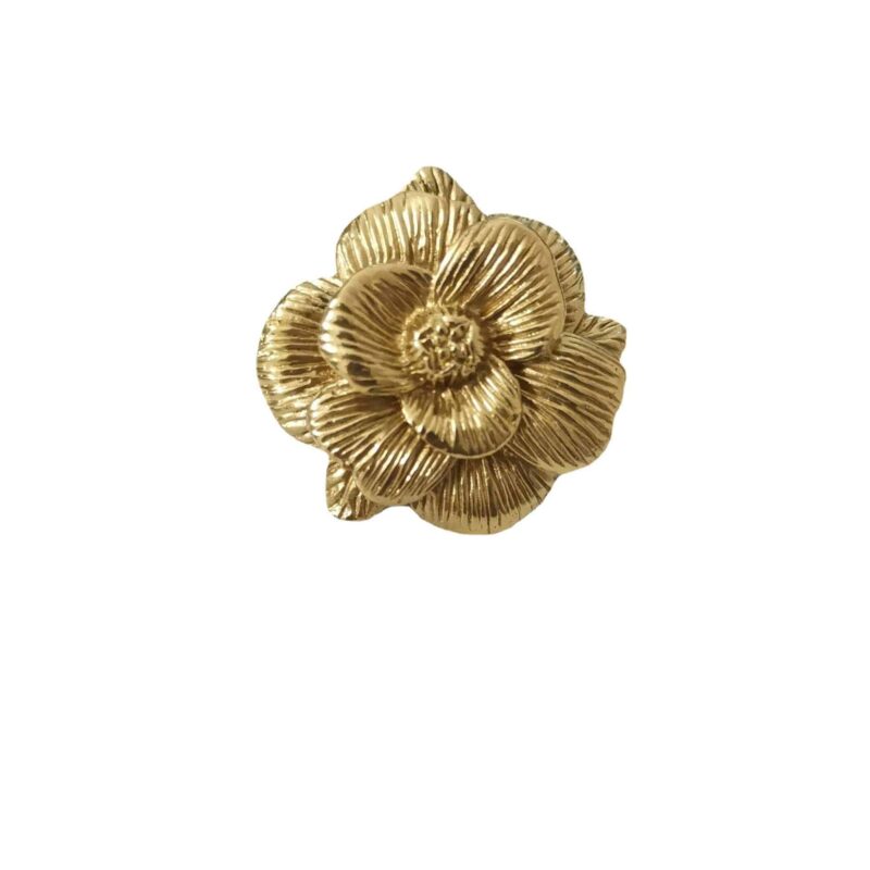 Tay nắm tủ đồng thau đoá hồng lãng mạn SBD3217 2
