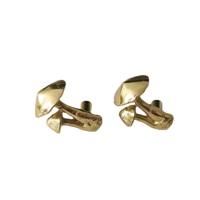 Tay nắm tủ đồng thau đôi nấm bên nhau SBD5982 5