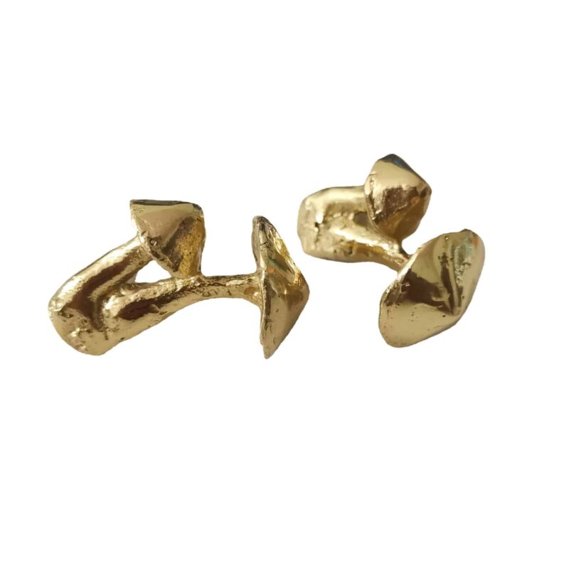 Tay nắm tủ đồng thau đôi nấm bên nhau SBD5982 4