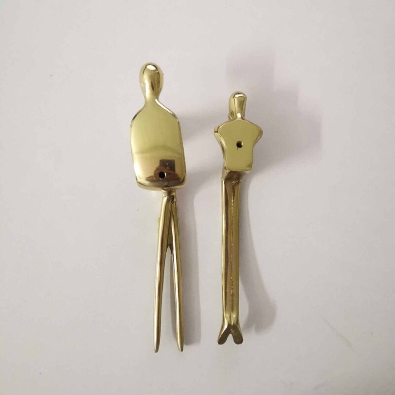 Tay nắm tủ đồng thau hình người suy tư SBD5787 8