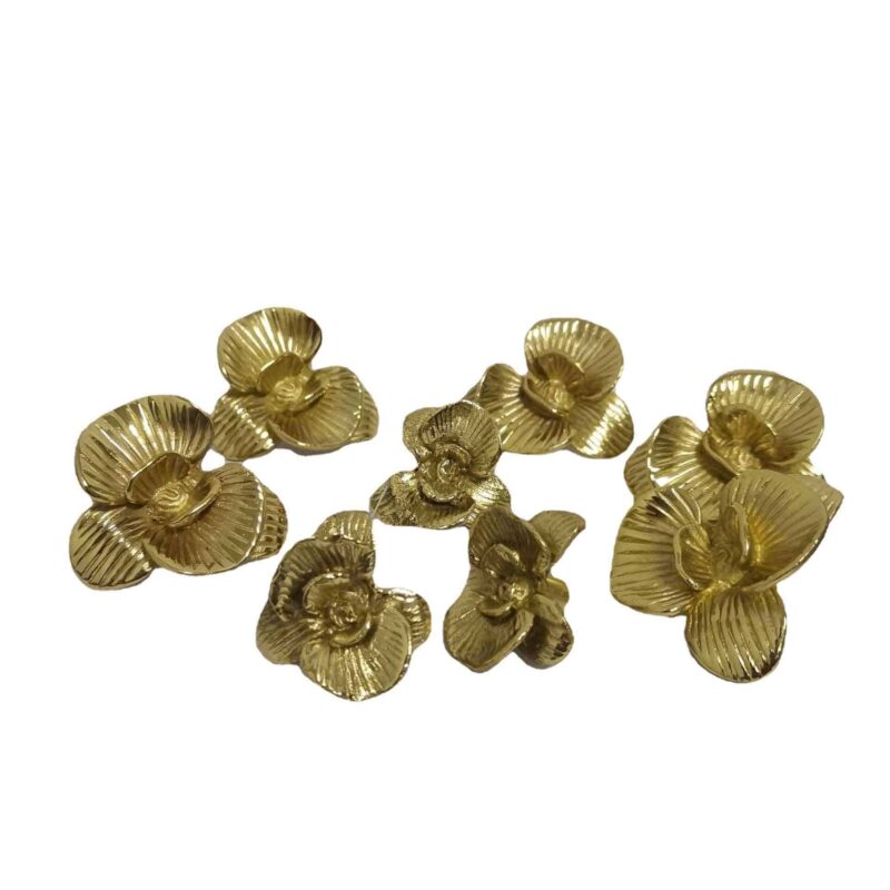 Tay nắm tủ đồng thau hoa phong lan SBD1893 6