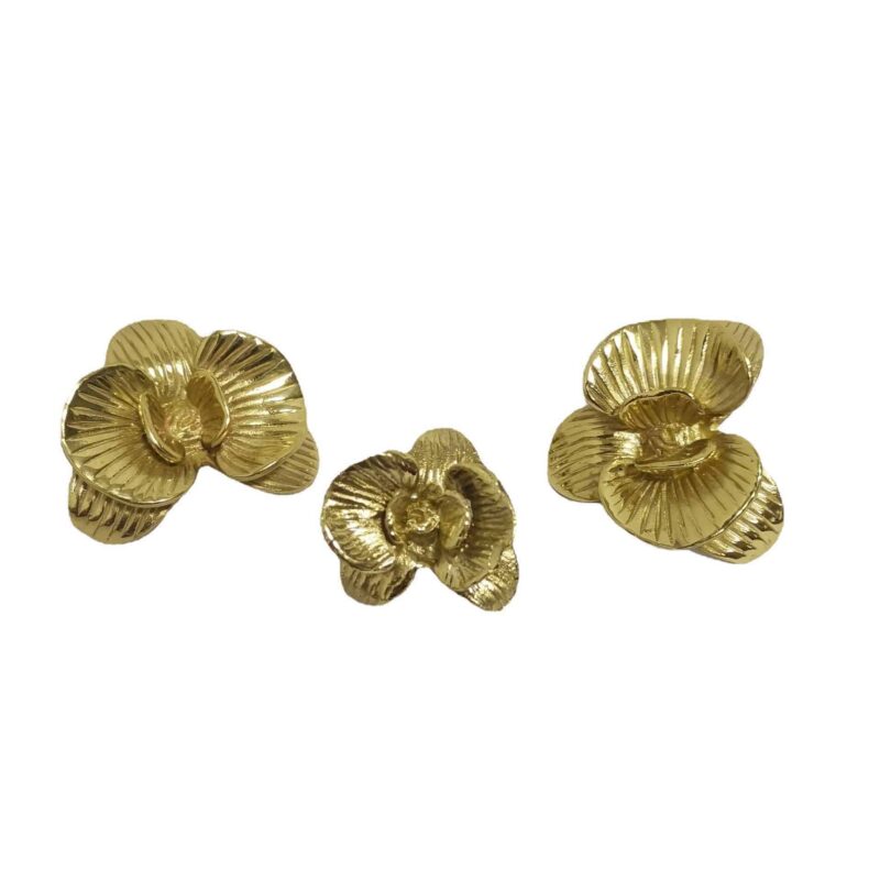 Tay nắm tủ đồng thau hoa phong lan SBD1893 4