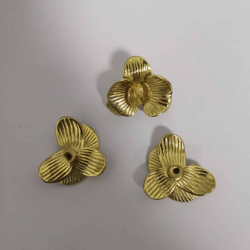 Tay nắm tủ đồng thau hoa phong lan SBD1893 7
