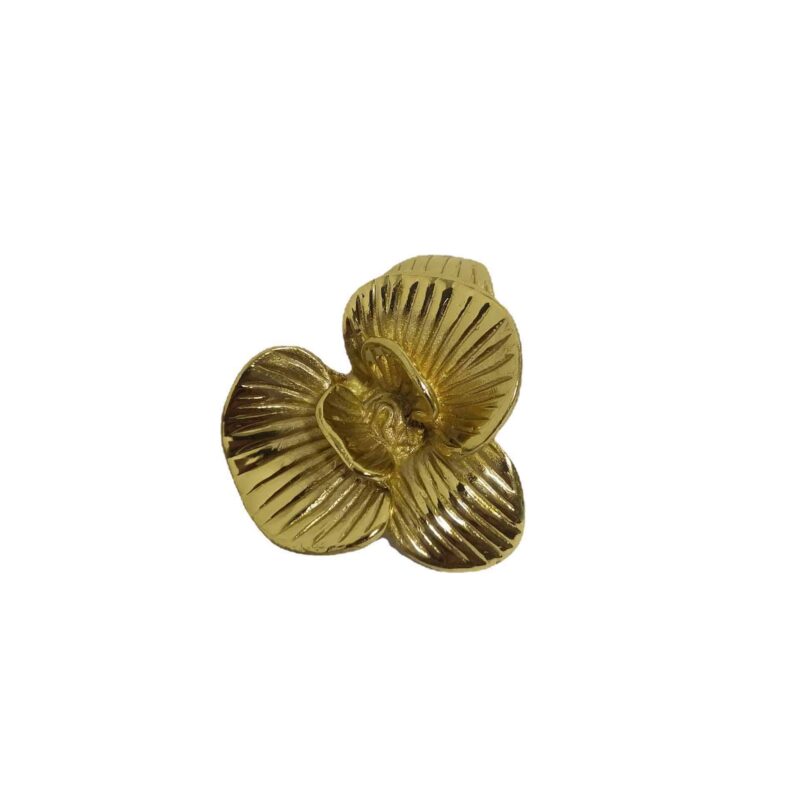 Tay nắm tủ đồng thau hoa phong lan SBD1893 2