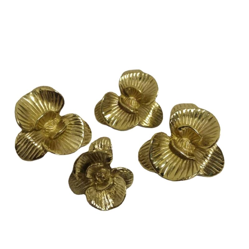 Tay nắm tủ đồng thau hoa phong lan SBD1893 5