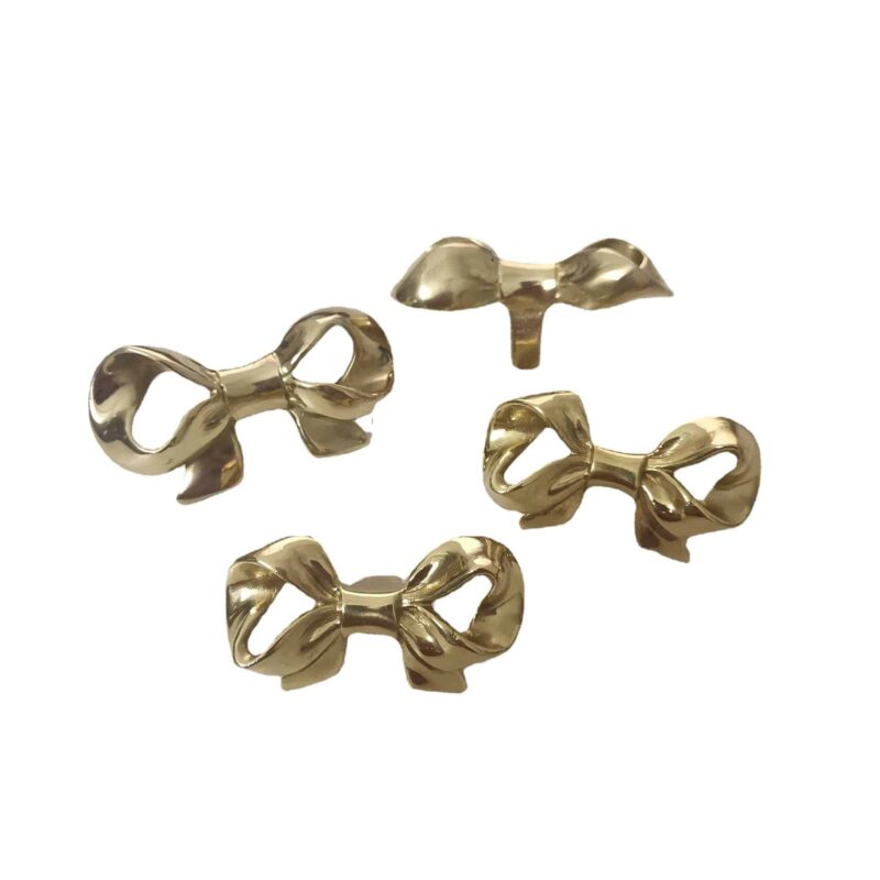 Tay nắm tủ đồng thau nơ bướm thanh lịch SBD6662 5