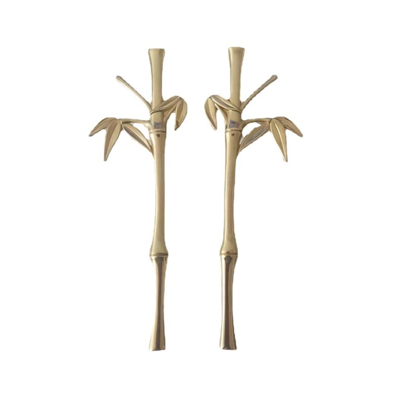 Tay nắm tủ đồng thau thân trúc khẳng khiu SBD5879 4