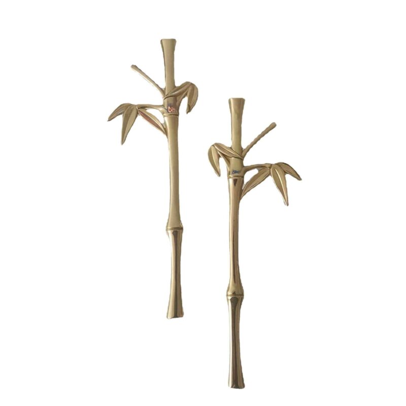 Tay nắm tủ đồng thau thân trúc khẳng khiu SBD5879 2