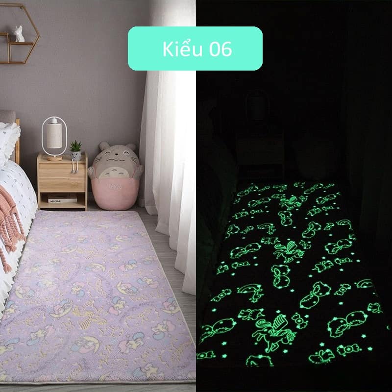 Thảm trải sàn phòng ngủ dạ quang phát sáng cho bé TBD9605 12